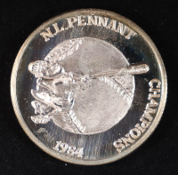 1984 National League Pennant Championship Padres 1oz Silver Commemorative Coin at PristineAuction.com