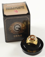 1944 Cardinals Commemorative World Series MLB Replica Championship Ring In Original Busch Stadium SGA Box at PristineAuction.com