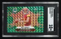 Jayden Daniels 2024 Panini Mosaic Green Prizm DEB #272 RC (SGC 10) at PristineAuction.com