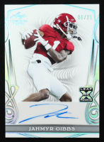 Jahmyr Gibbs 2023 Leaf Trinity Autographs Platinum White Variation #BAJG1 RC #6/25 at PristineAuction.com