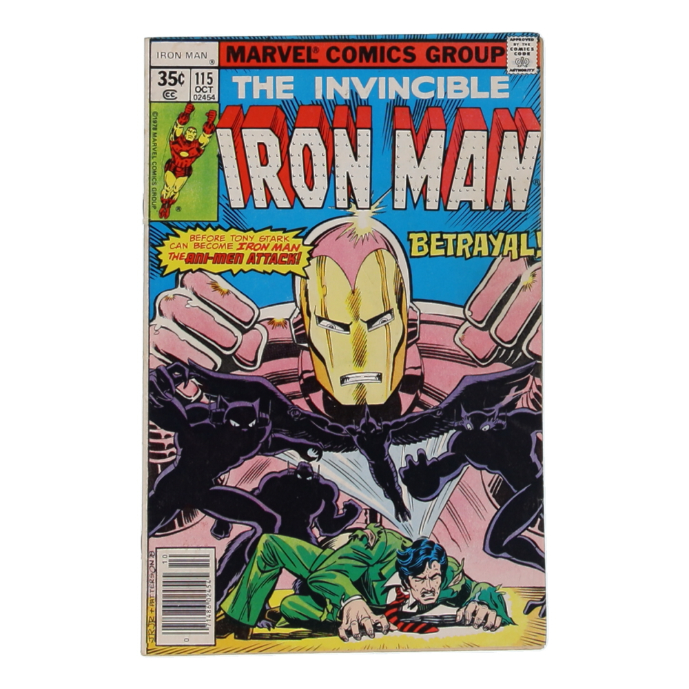 1978 "Iron Man" Issue #115 Marvel Comic Book at PristineAuction.com