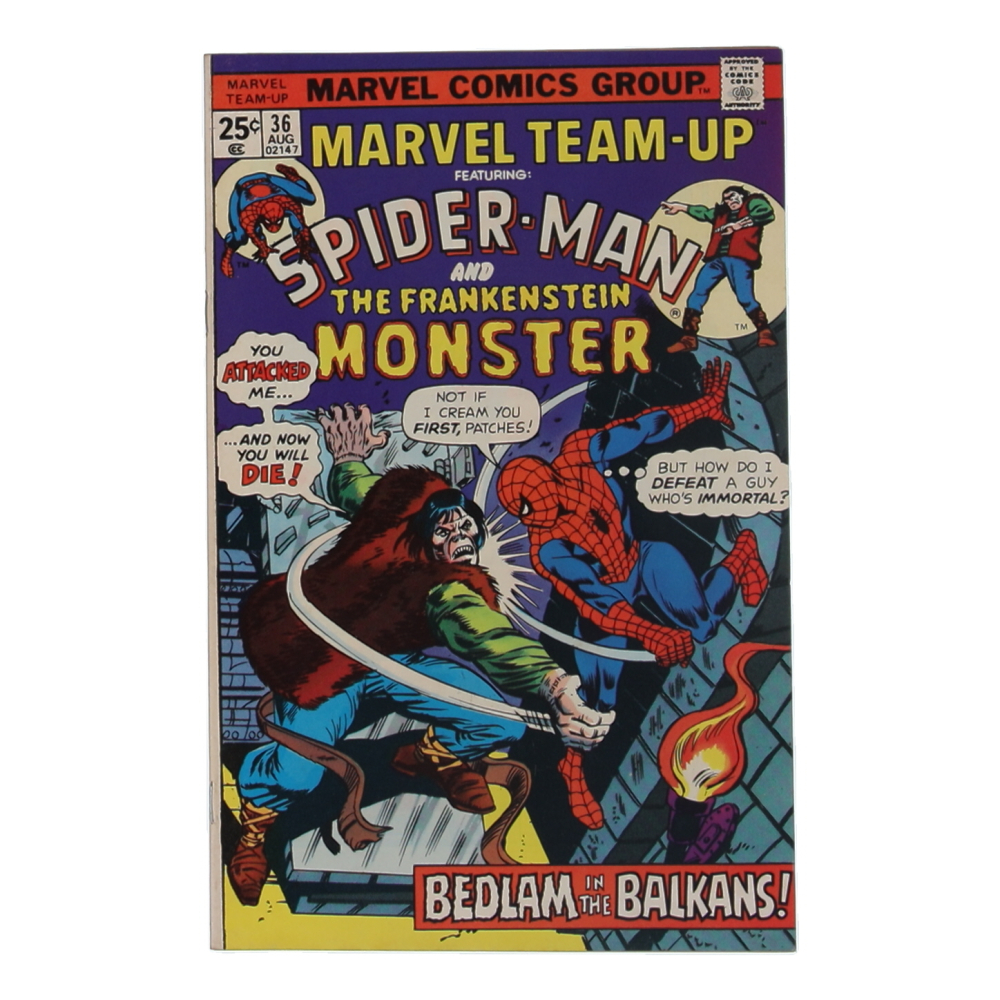 1975 "Marvel Team-Up" Issue #36 Marvel Comic Book at PristineAuction.com