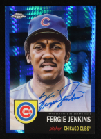 Fergie Jenkins 2022 Topps Chrome Platinum Anniversary Autographs Blue Prism Refractors #CPAFJ #81/99 at PristineAuction.com