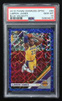 LeBron James 2019-20 Donruss Optic Blue Velocity #60 (PSA 10) at PristineAuction.com