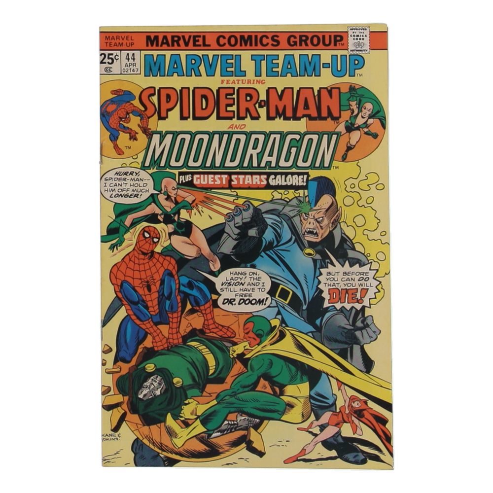 1976 "Marvel Team-Up" Issue #44 Marvel Comic Book at PristineAuction.com
