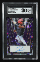 James Wood 2024 Leaf Metal Autographs Lava Purple #BAJW2 #5/9 RC (SGC 10) at PristineAuction.com