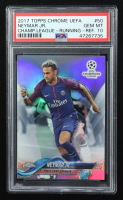 Neymar Jr. 2017-18 Topps Chrome UEFA Champions League Refractors #50 (PSA 10) at PristineAuction.com