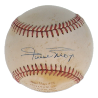 Willie Mays Signed ONL Baseball (PSA) at PristineAuction.com
