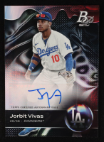 Jorbit Vivas 2023 Bowman Platinum Top Prospects Autographs #TOP29 RC at PristineAuction.com
