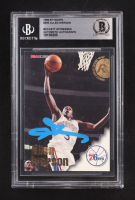 Allen Iverson Signed 1996-97 Hoops #295 RC (BGS Authentic) at PristineAuction.com