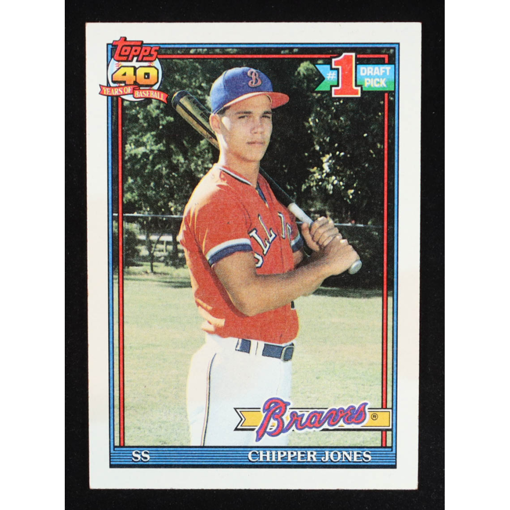 Chipper Jones 1991 Topps #333 RC at PristineAuction.com