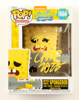 Rob Camp Signed "SpongeBob SquarePants" #1666 Ripped Pants SpongeBob Pop! Vinyl Figure Inscribed "2025" (Beckett) at PristineAuction.com