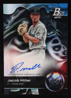 Jacob Miller 2023 Bowman Platinum Top Prospects Autographs #TOP7 RC at PristineAuction.com