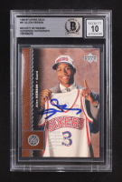 Allen Iverson Signed 1996-97 Upper Deck #91 RC (BGS | Autograph Graded 10) at PristineAuction.com