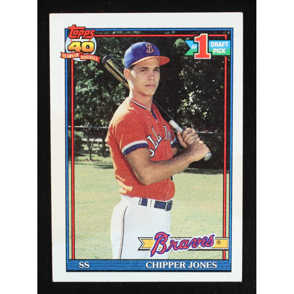 Chipper Jones 1991 Topps #333 RC at PristineAuction.com