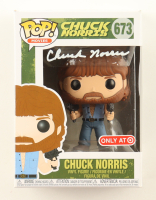 Chuck Norris Signed #673 Chuck Norris Funko Pop! Vinyl Figure (Radtke) at PristineAuction.com