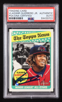 Vladimir Guerrero Jr. Signed 2018 Topps Heritage Minors #181 AS RC (PSA) at PristineAuction.com