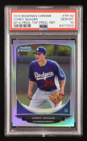 Corey Seager 2013 Bowman Chrome Draft Top Prospects #TP42 RC (PSA 10) at PristineAuction.com