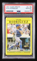 Ivan Rodriguez 1991 Fleer Update #U62 RC (PSA 10) at PristineAuction.com