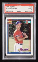 Chipper Jones 1991 Topps #333 RC (PSA 9) at PristineAuction.com