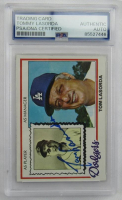 Tommy LaSorda Signed 1978 Topps #189 (PSA) at PristineAuction.com