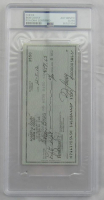 Bob Cousy Signed 2002 Personal Check (PSA) at PristineAuction.com