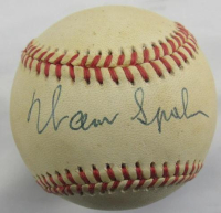 Warren Spahn Signed ONL Baseball (JSA) at PristineAuction.com