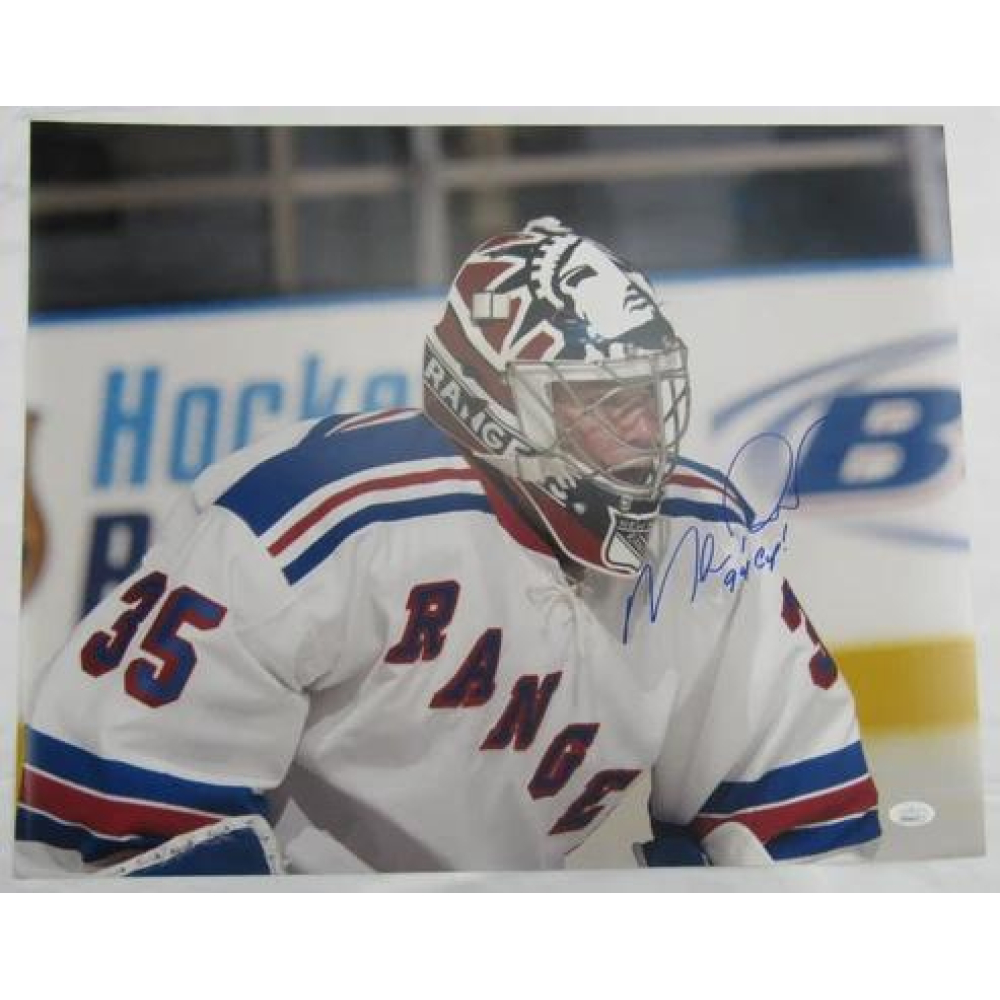 Mike Richter Signed Rangers 16x20 Photo Inscribed "94 Cup!" (JSA) at PristineAuction.com