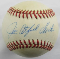 Jim "Catfish" Hunter Signed OAL Baseball (JSA) at PristineAuction.com