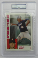 Nolan Ryan Signed 1984 Topps #470 (PSA) at PristineAuction.com