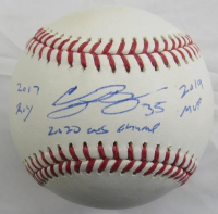 Cody Bellinger Signed OML Baseball Inscribed "2017 ROY" & "2019 MVP" (JSA) at PristineAuction.com