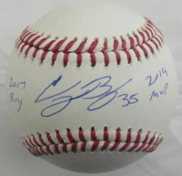 Cody Bellinger Signed OML Baseball Inscribed "2017 ROY" & "2019 MVP" (JSA) at PristineAuction.com