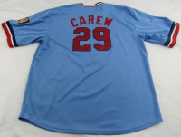 Rod Carew Signed Twins Mitchell & Ness Authentic Jersey Inscribed "HOF 91" (JSA) at PristineAuction.com