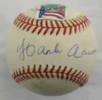 Hank Aaron Signed ONL 25th Anniversary Baseball (JSA) at PristineAuction.com