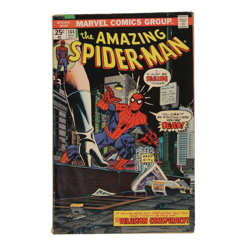 1975 "The Amazing Spider-Man" Issue #144 Marvel Comic Book at PristineAuction.com