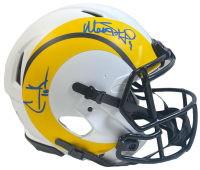 Matthew Stafford & Cooper Kupp Signed Rams Full-Size Authentic On-Field Lunar Eclipse Alternate Speed Helmet (Fanatics) at PristineAuction.com