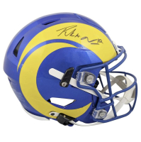 Puka Nacua Signed Rams Full-Size Authentic On-Field Speedflex Helmet (Fanatics) at PristineAuction.com