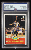 Artis Gilmore Signed 1973-74 Topps #208 ABA Championship (PSA Authentic) at PristineAuction.com