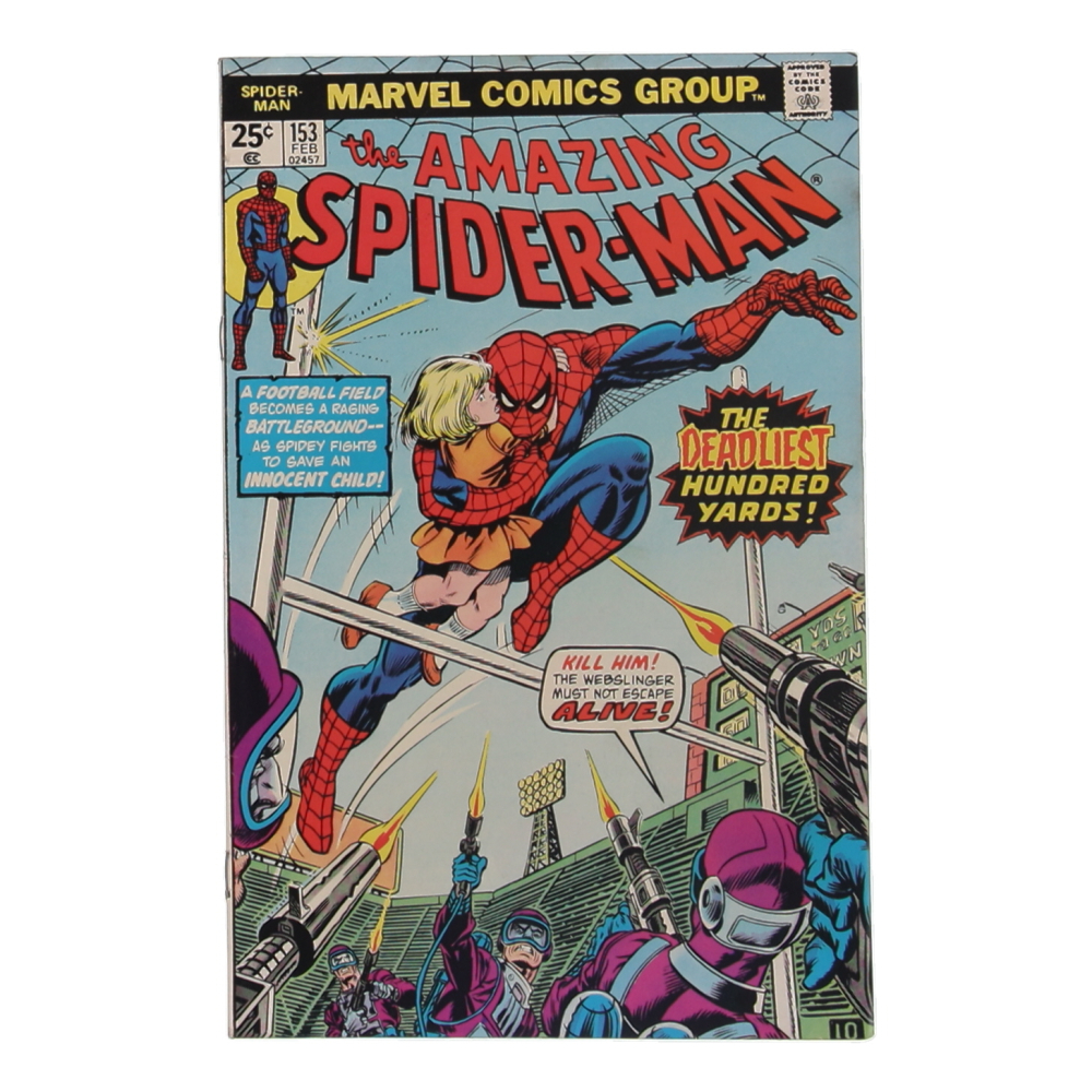 1976 "The Amazing Spider-Man" Issue #153 Marvel Comic Book at PristineAuction.com