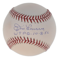Don Larsen Signed OML Baseball Inscribed "WS PG 10-8-56" (Steiner) at PristineAuction.com