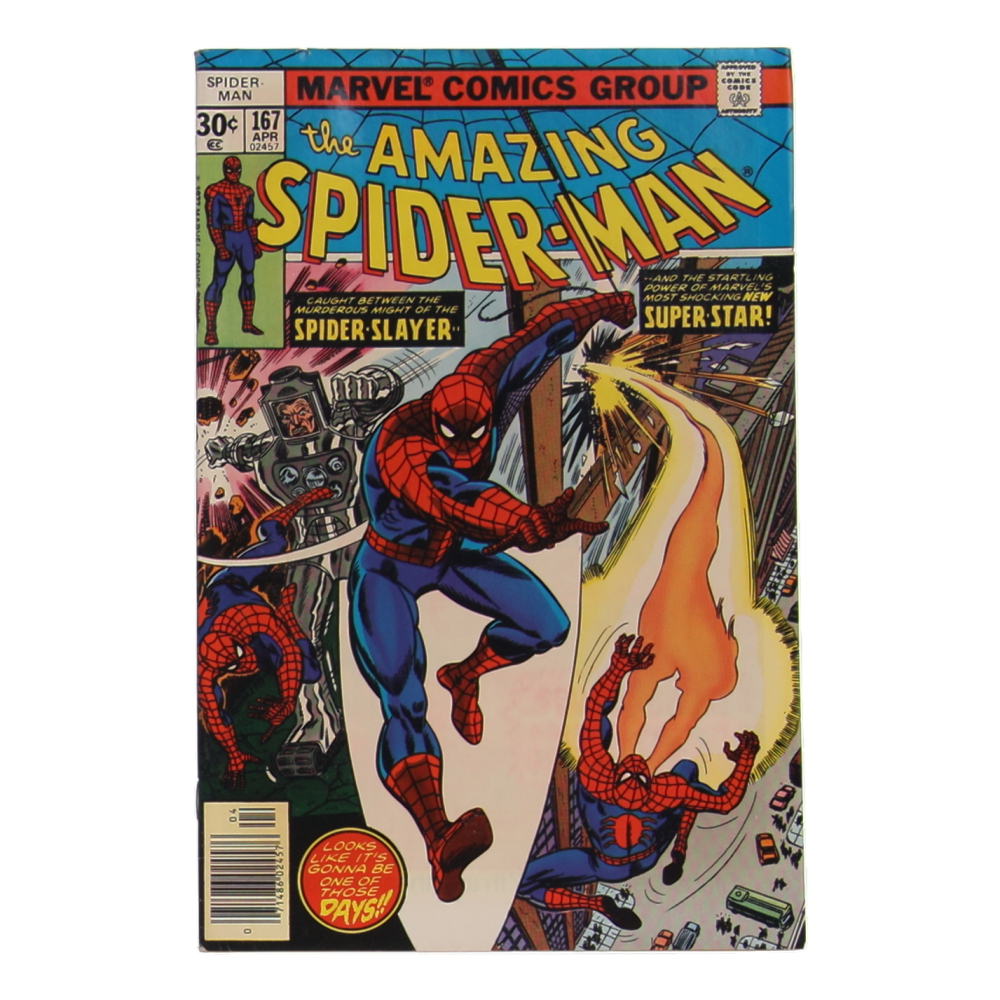 1977 "The Amazing Spider-Man" Issue #167 Marvel Comic Book at PristineAuction.com