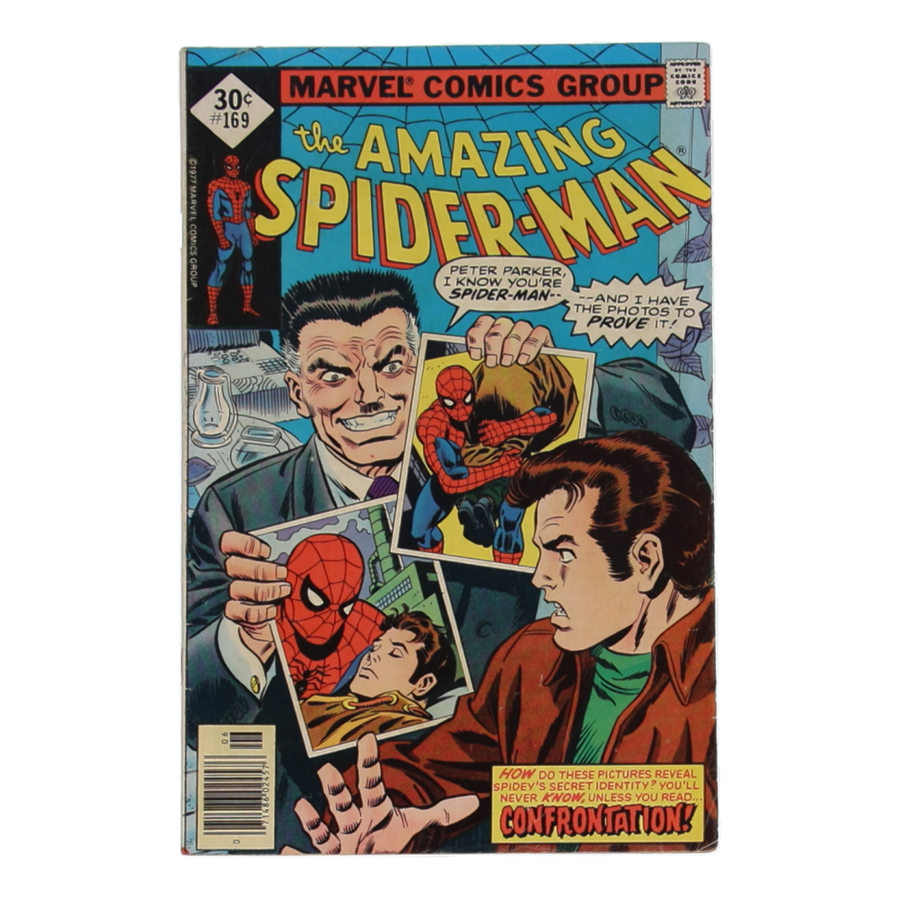 1977 "The Amazing Spider-Man" Issue #169 Marvel Comic Book at PristineAuction.com