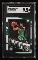 Jayson Tatum 2020-21 Donruss Optic Elite Dominators #18 (SGC 9.5) at PristineAuction.com