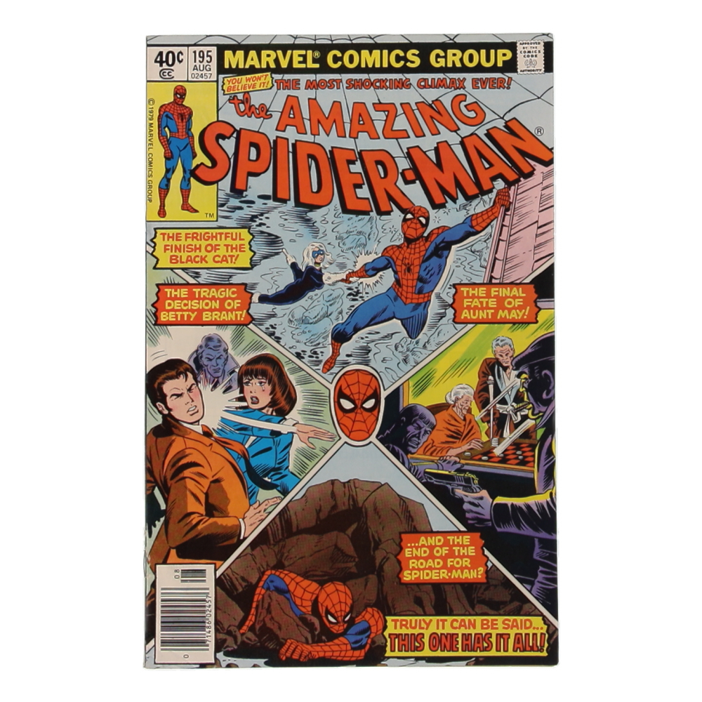 1979 "The Amazing Spider-Man" Issue #195 Marvel Comic Book at PristineAuction.com