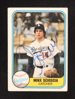 Mike Scioscia Signed 1981 Fleer #131 RC (Beckett) at PristineAuction.com