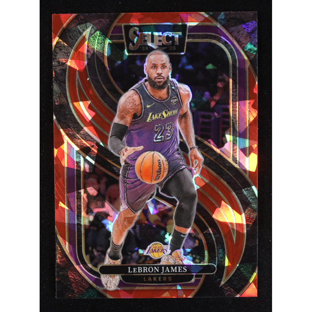 LeBron James 2024-25 Select Red Ice Prizms #111 at PristineAuction.com