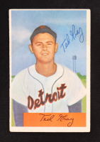 Ted Gray Signed 1954 Bowman #71 (Beckett) at PristineAuction.com