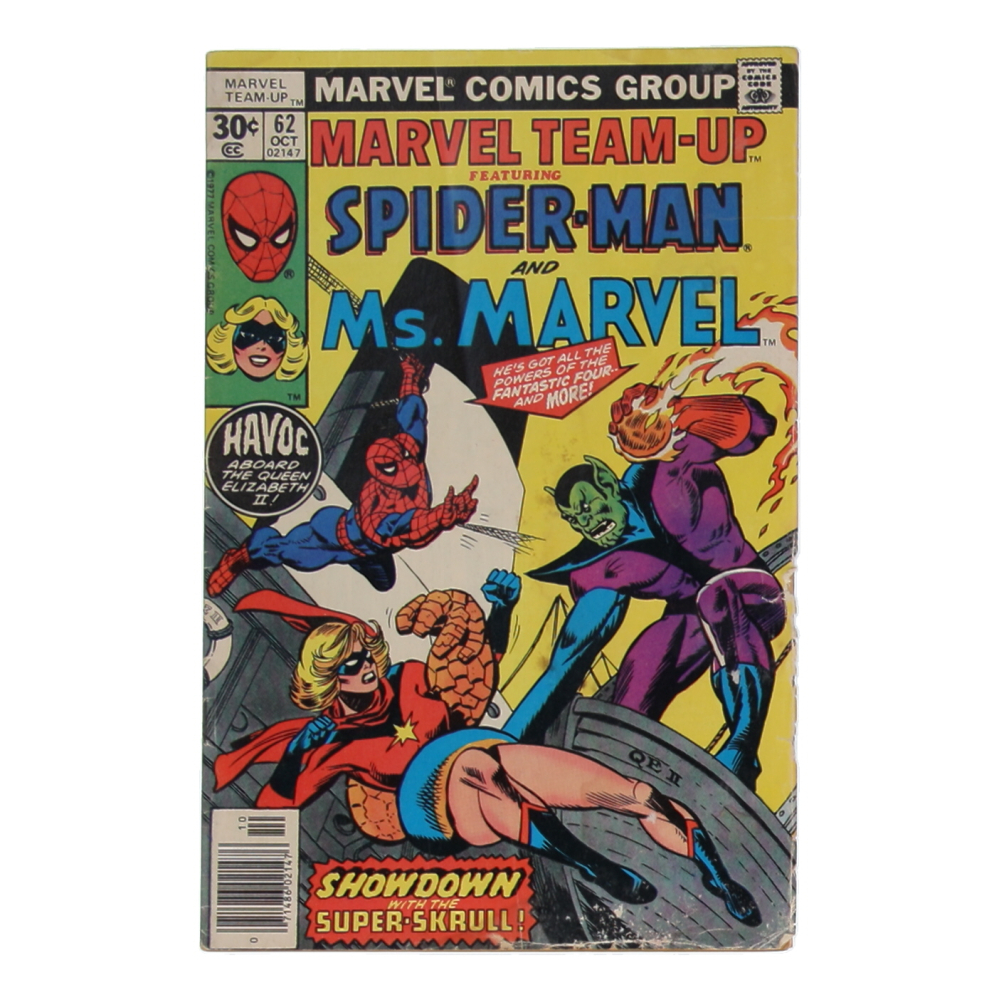 1977 "Marvel Team-Up" Issue #62 Marvel Comic Book at PristineAuction.com