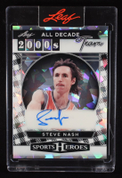 Steve Nash 2025 Leaf Sports Heroes All Decade Team 2000s Autograph Silver Crystal #D00-SN1 #13/15 at PristineAuction.com