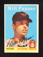 Milt Pappas Signed 1958 Topps #457 RC (Beckett) at PristineAuction.com